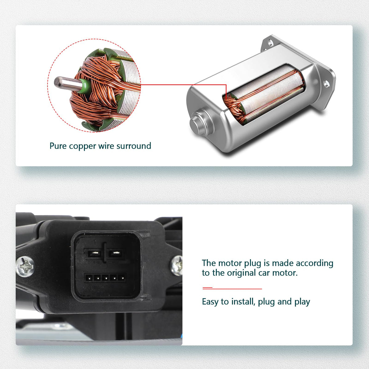 FINDAUTO installed inside door panel, demonstrates easy plug-and-play benefit