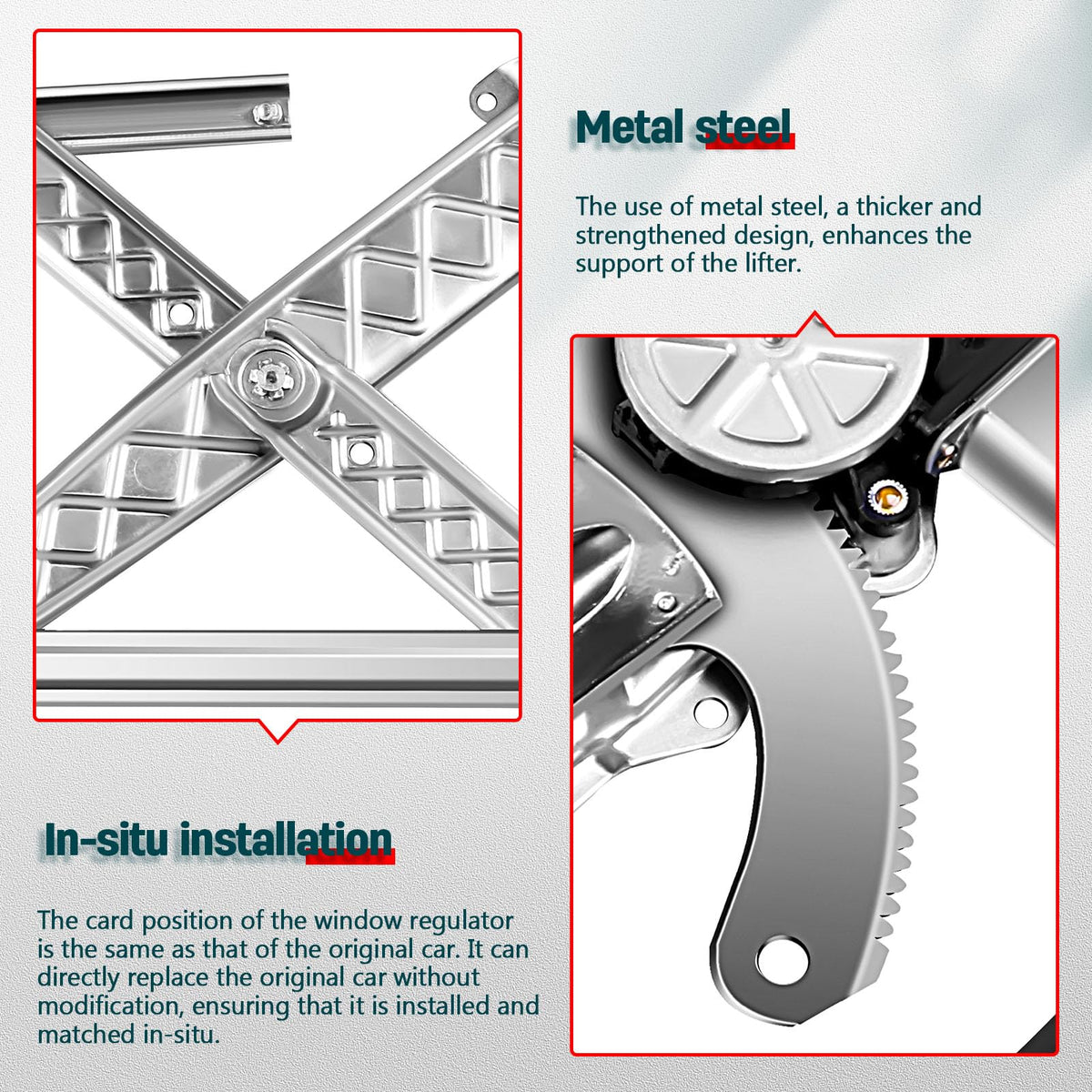 FINDAUTO motor detail with copper winding visible, highlighting smooth reliable operation.
