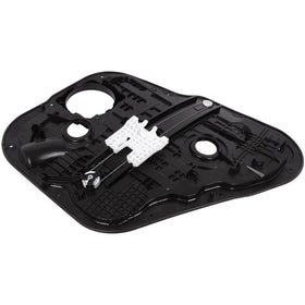 FINDAUTO rear left regulator front view showing mounting points and benefit of exact fit
