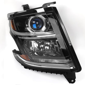FIONE headlight installed on Chevy Tahoe showing updated look and daytime visibility benefit