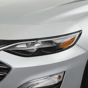 FIONE headlight side view showing mounting points for direct-fit installation on Malibu