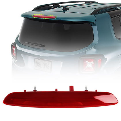 FIONE front view of third brake light showing OEM fit and clear lens benefit