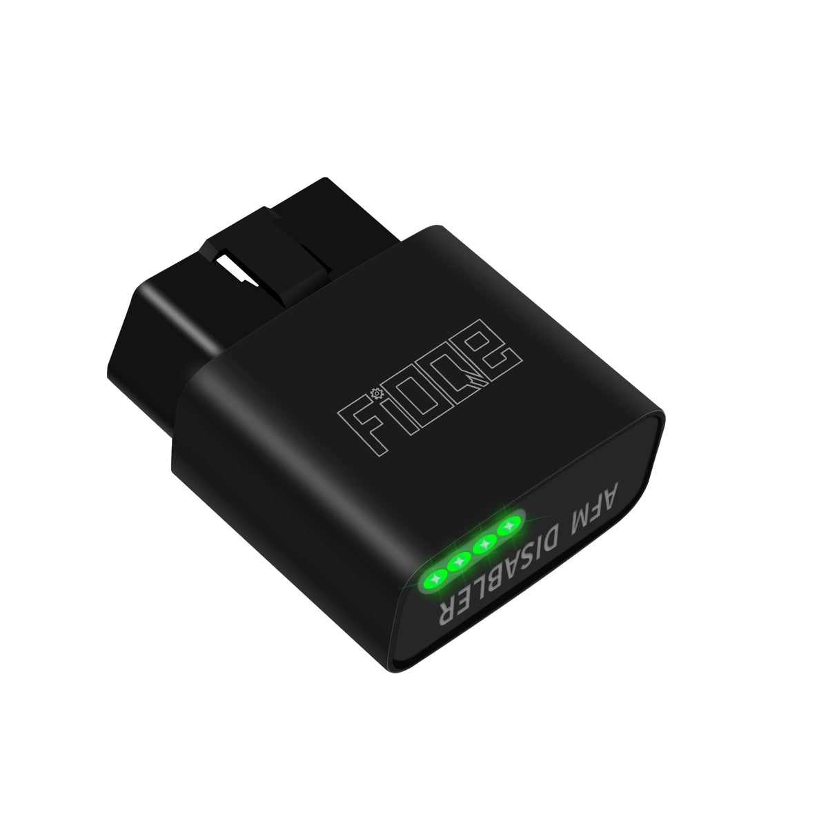 FIOQE disabler front view showing compact design and quick install benefit