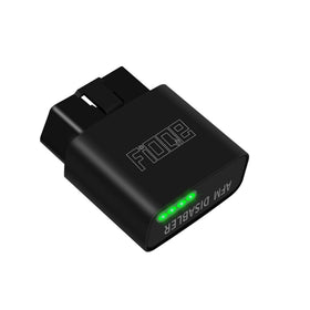 FIOQE disabler front view showing compact design and quick install benefit