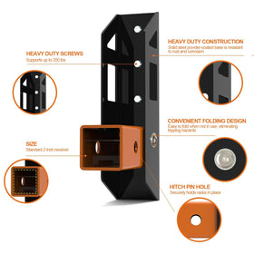 Fioracl folded flat against wall saving space and preventing trips