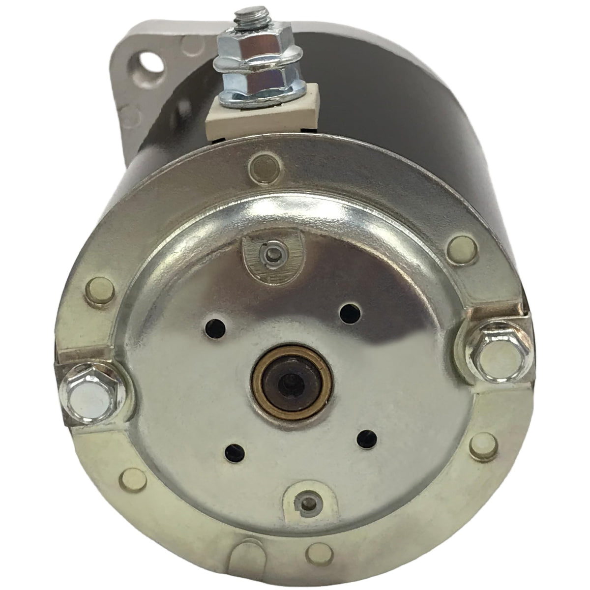 FIREGOLD starter installed in mower demonstrating easy replacement