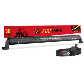 Firehawk front view showing full 30-inch light bar and housing for powerful illumination