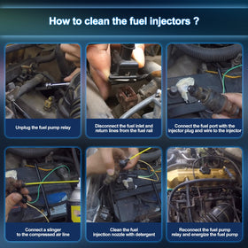 FIREMOTOO injectors installed in engine bay illustrating restored engine smoothness