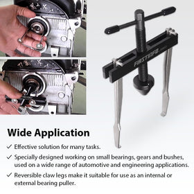 FIRSTINFO detailed view of thin hook edge highlighting easy fit into narrow seal gap