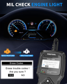 FIRSTOOL display showing live sensor data to verify engine performance in real time