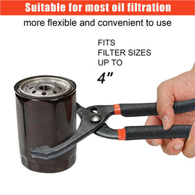 Firstools tools in use removing a car oil filter with ease