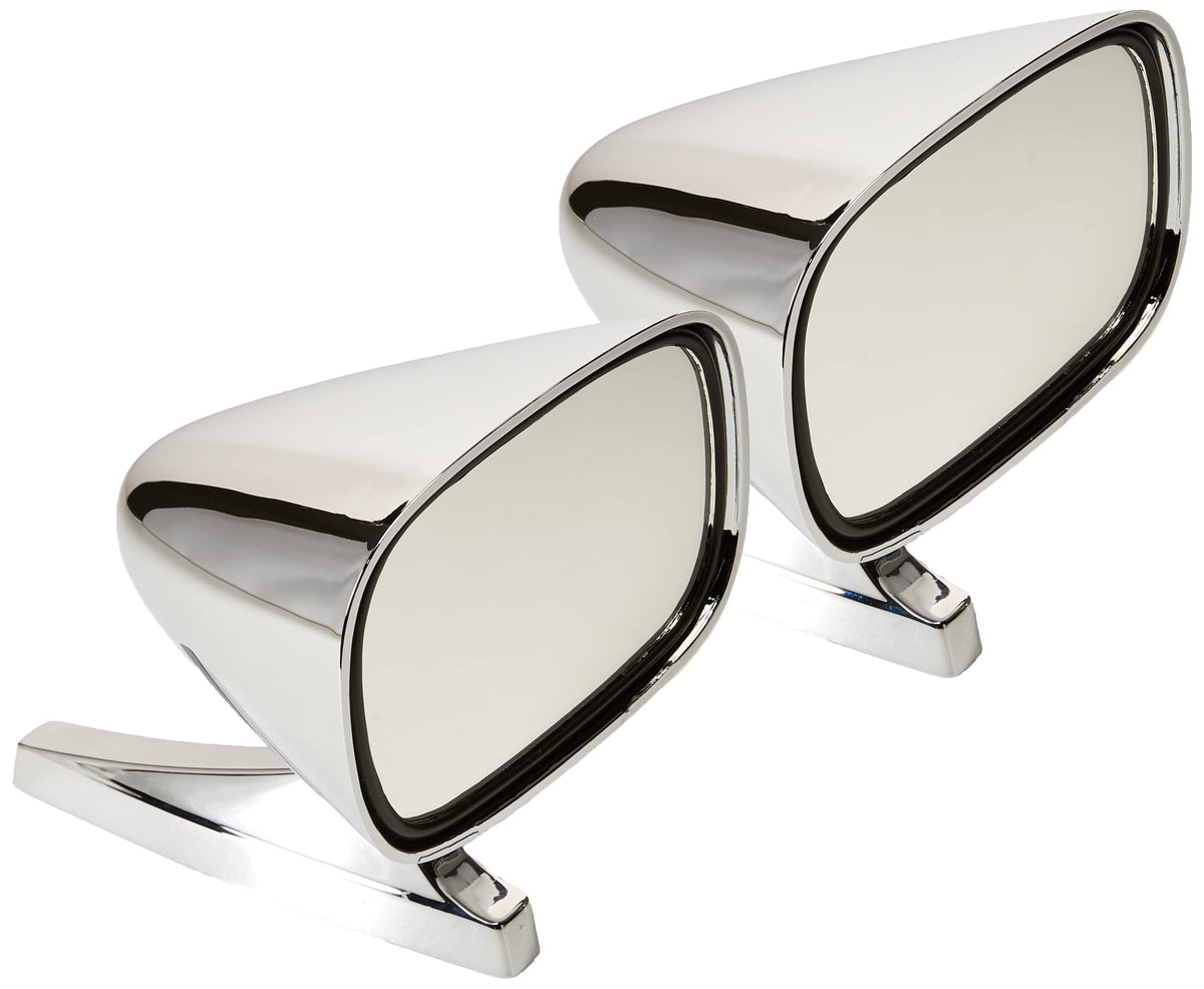 Fit System chrome front view showing matched pair and clean styling, improves vehicle appearance