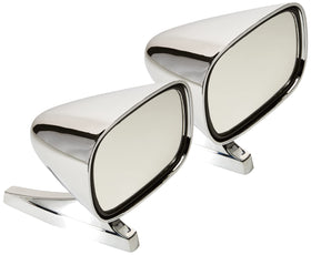 Fit System chrome front view showing matched pair and clean styling, improves vehicle appearance