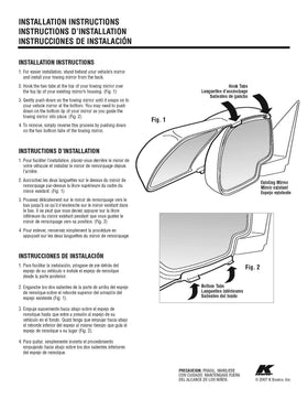 Fit System folded mirror profile showing low-profile storage and protection benefit