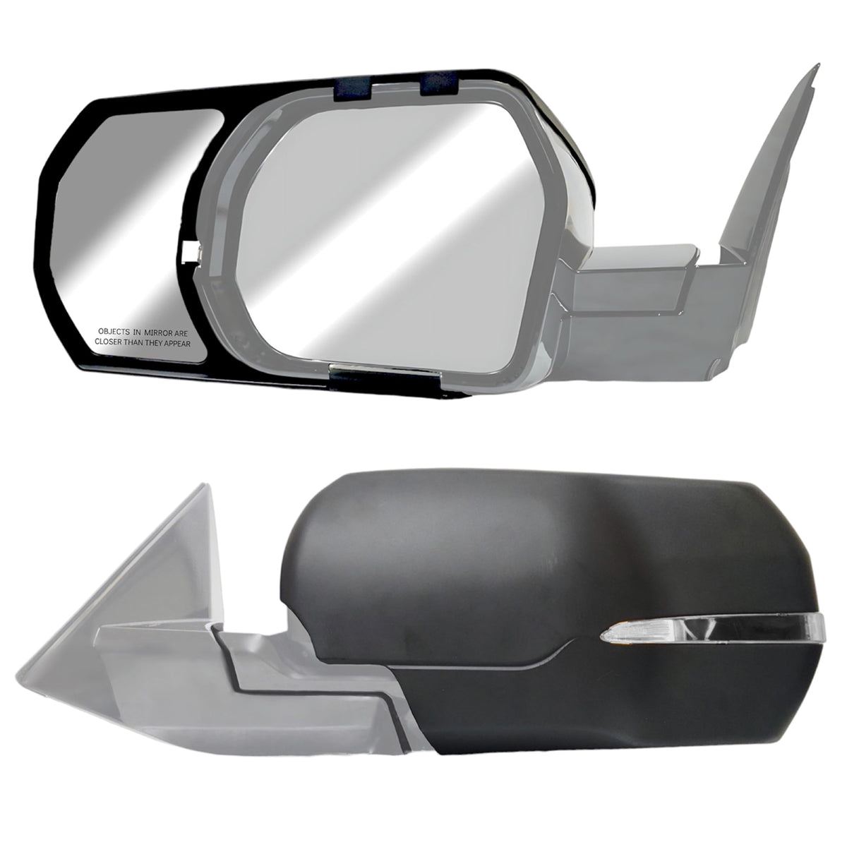 Fit System K SOURCE front view showing clip-on fit and easy install benefit