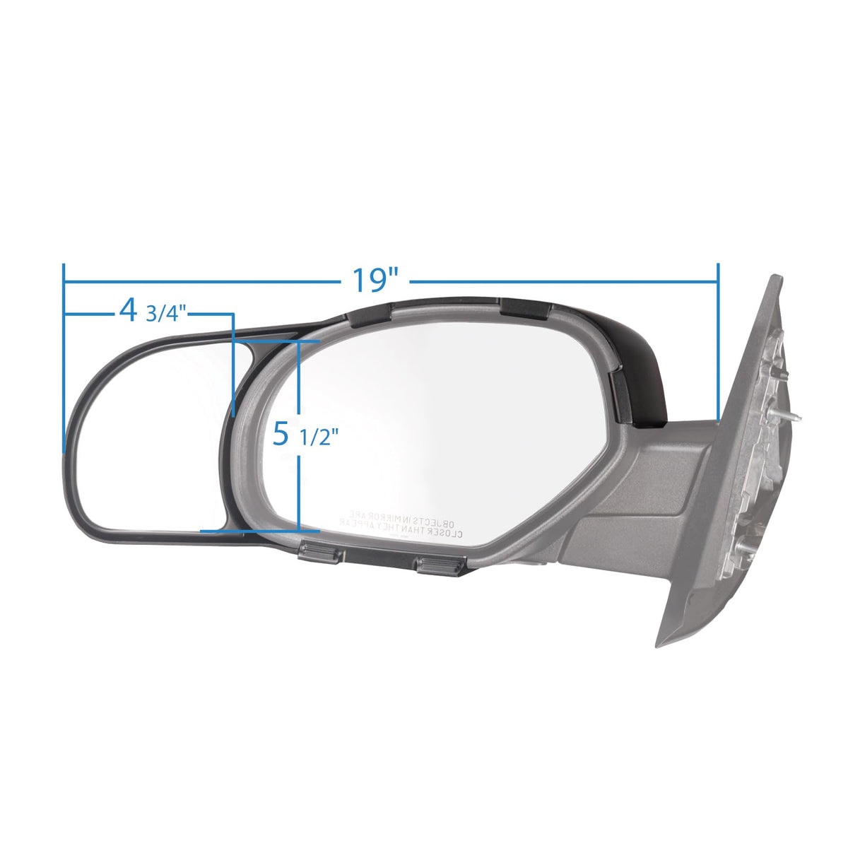 Fit System Snap & Zap close-up textured finish matches factory mirror housings