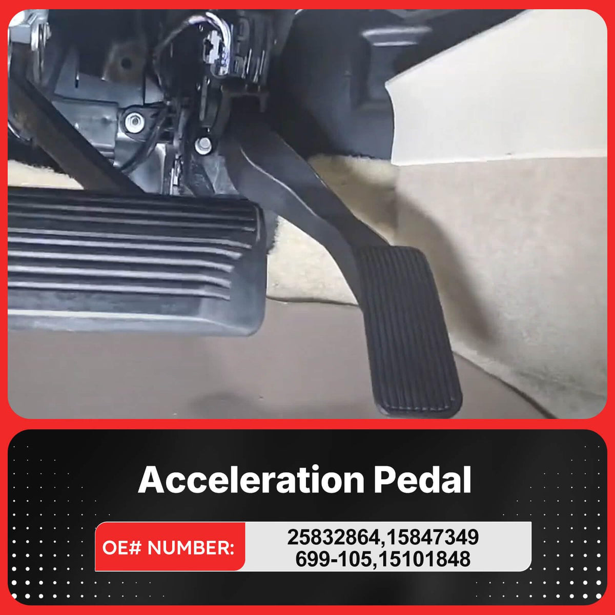 Fit4drive pedal surface detail showing textured contact area for grip