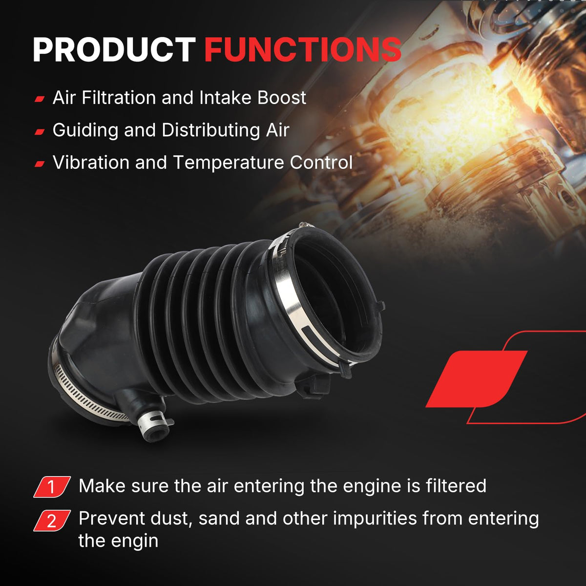 Fit4drive clamps and connection ends included for easy installation