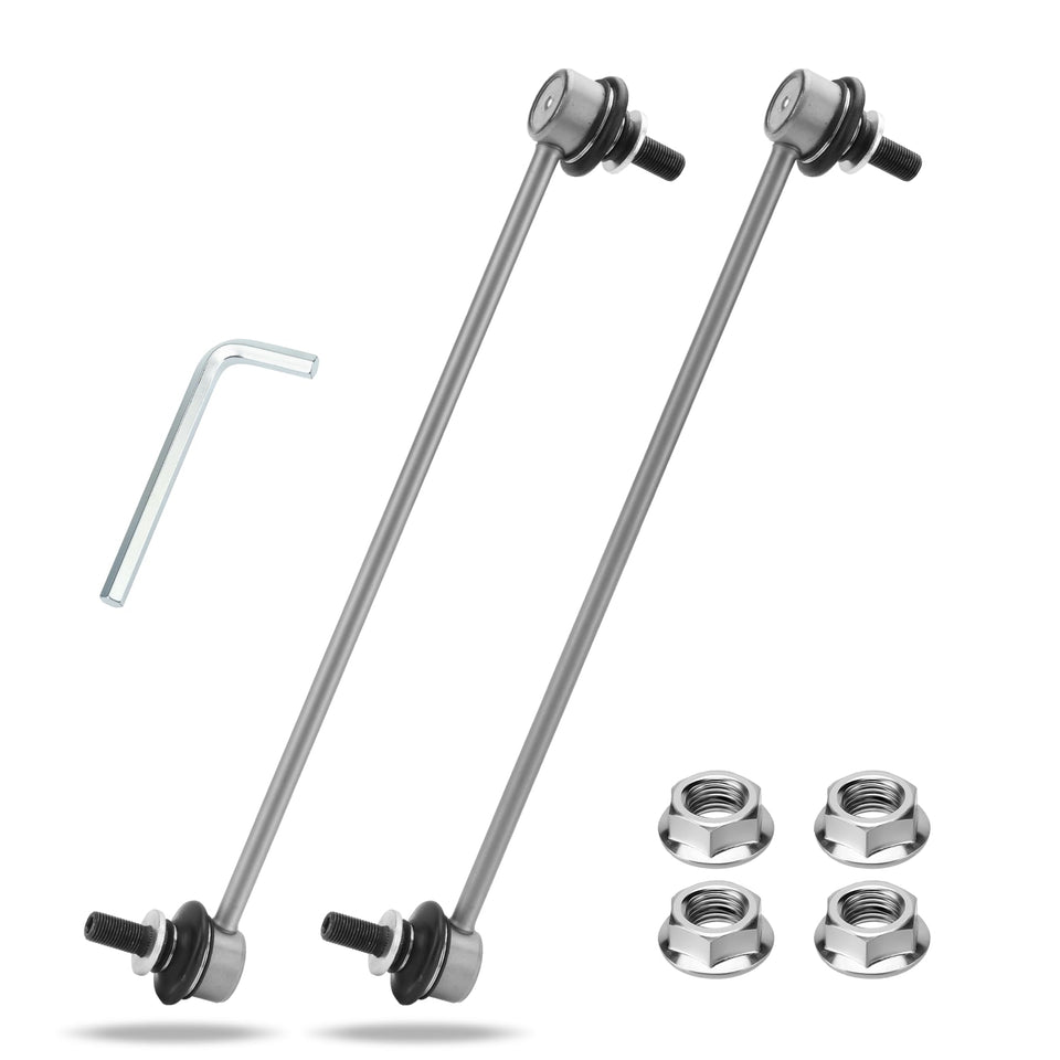 Fit4drive front sway bar link packaging showing part K750043 and benefits