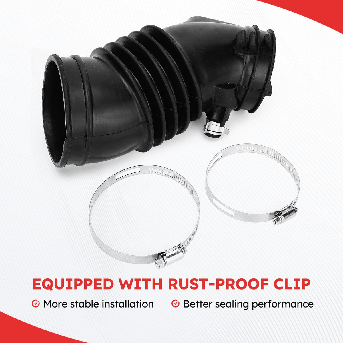 Fit4drive hose beside ruler showing length and scale for accurate replacement benefit