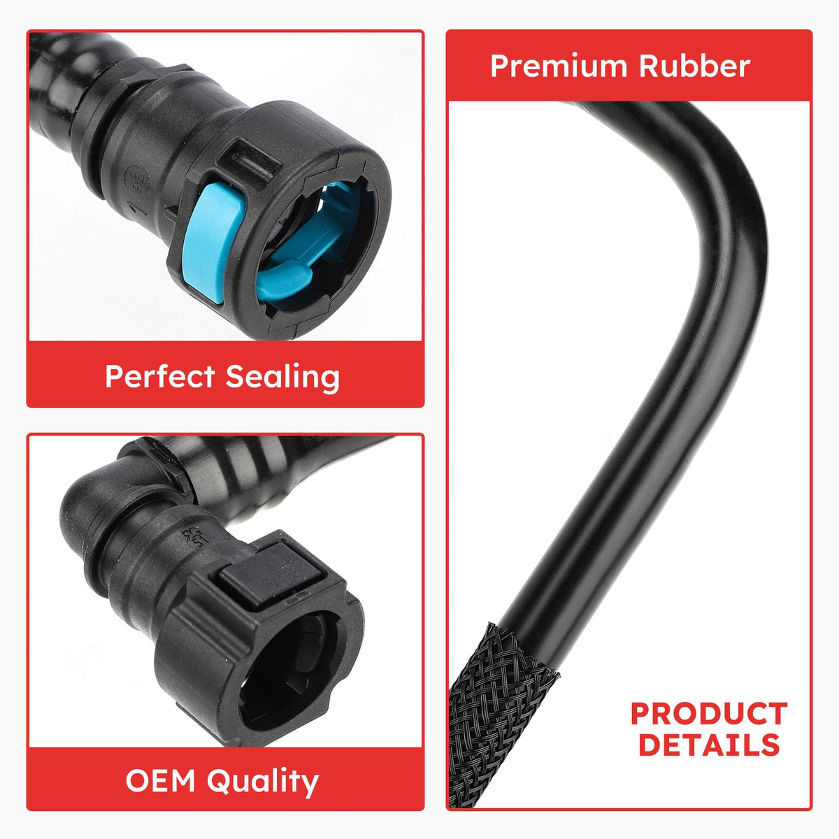 Fit4drive hose with basic tools highlighting quick plug-and-play installation benefit
