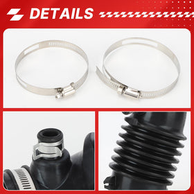 Fit4drive hose with vehicle on lift illustrating fast replacement benefit