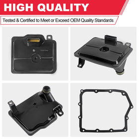 Fitede filter installed in transmission showing correct placement and service ease benefit