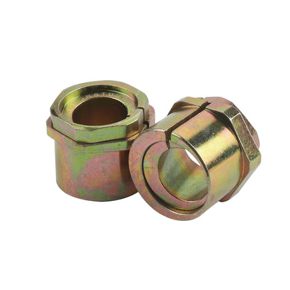 Fitede front packaging showing two bushings and benefits of OEM fitment