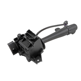 Fitede installed in vehicle showing switch in steering column restoring controls