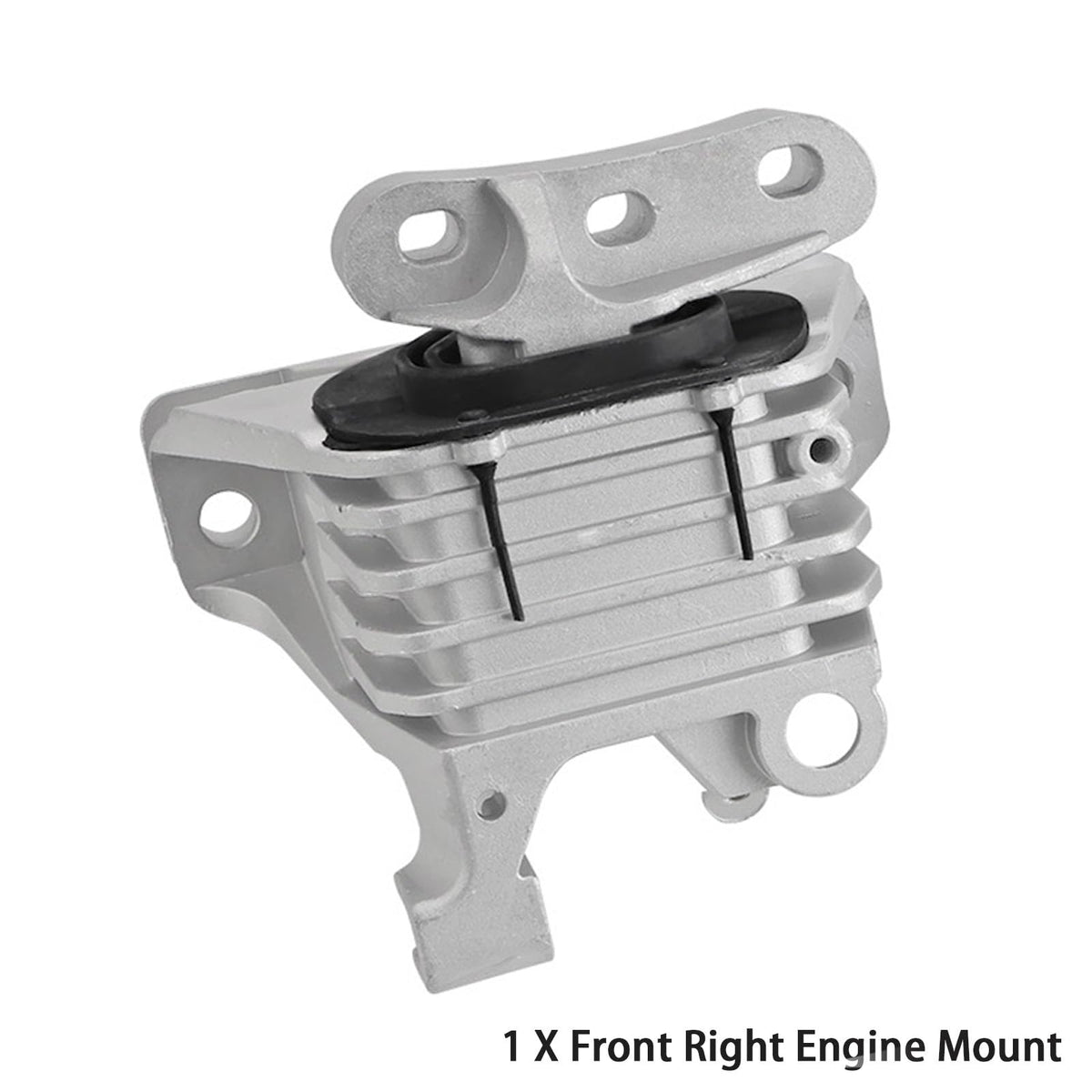 Fitede mount installed in engine bay showing proper fit and improved vehicle stability