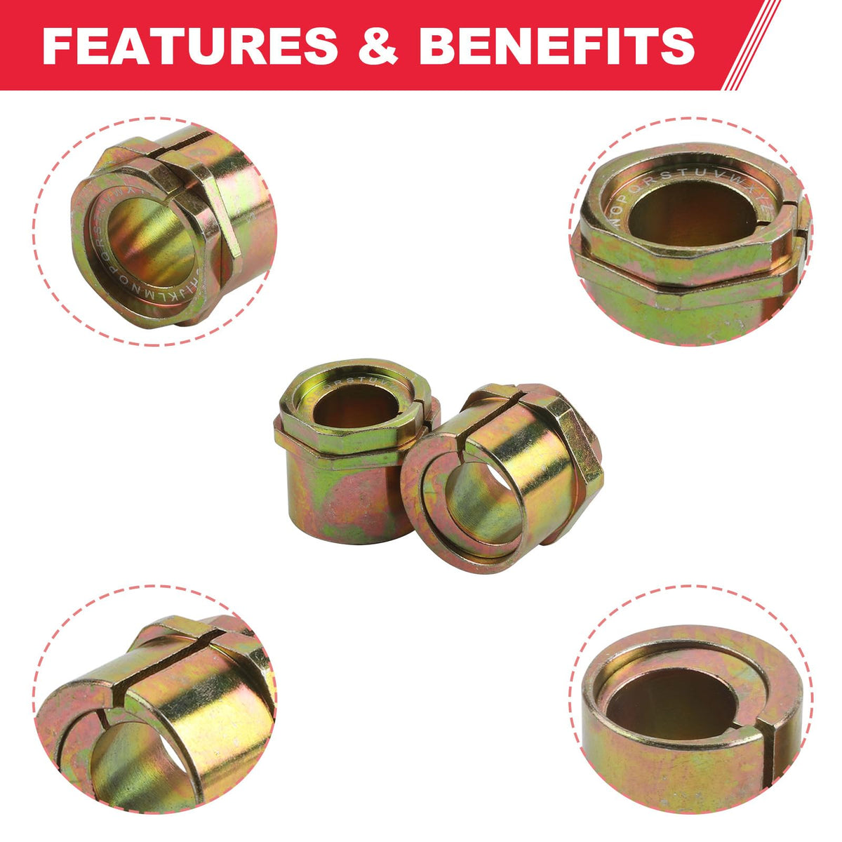 Fitede bushing next to ruler showing size and exact fitment details