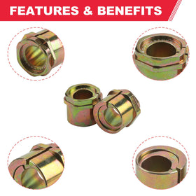 Fitede bushing next to ruler showing size and exact fitment details