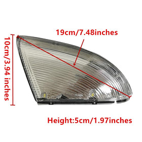 fitfoyo side profile detail of the mirror light showing durable housing and precise fit