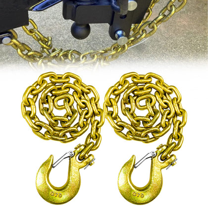 FITHOIST front view of two 35-inch chains showing packaging and durability benefit