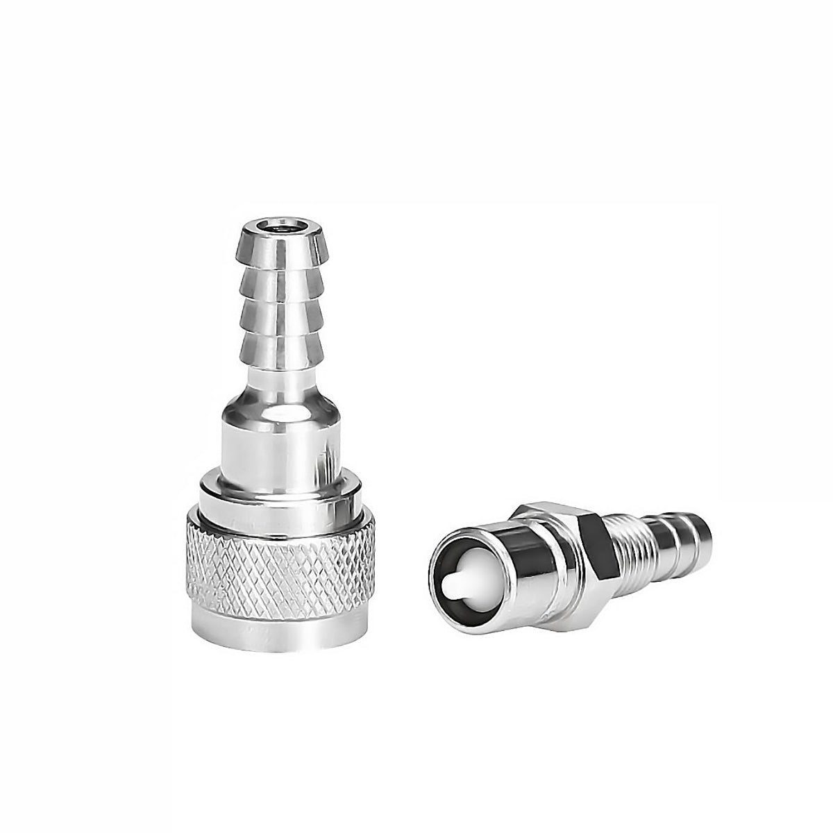 FITIPICI front view of fuel connector showing full assembly and clear fit benefits