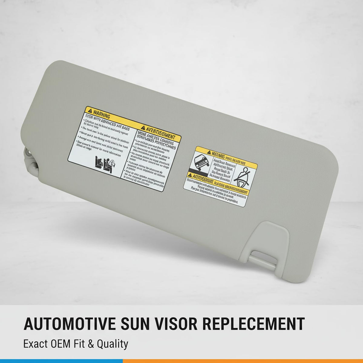 FITIPICI visor installed in Nissan Titan interior restoring driver sun protection