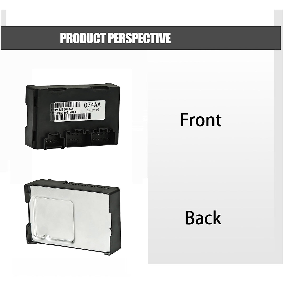 FITIPICI module pictured in vehicle location for straightforward installation guidance