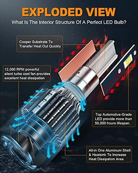 FITMOTORS beam pattern on dark road demonstrating wider, farther illumination