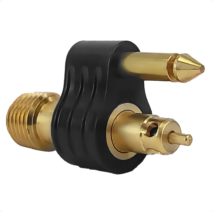 Five Oceans brass connector front view showing fit and durability