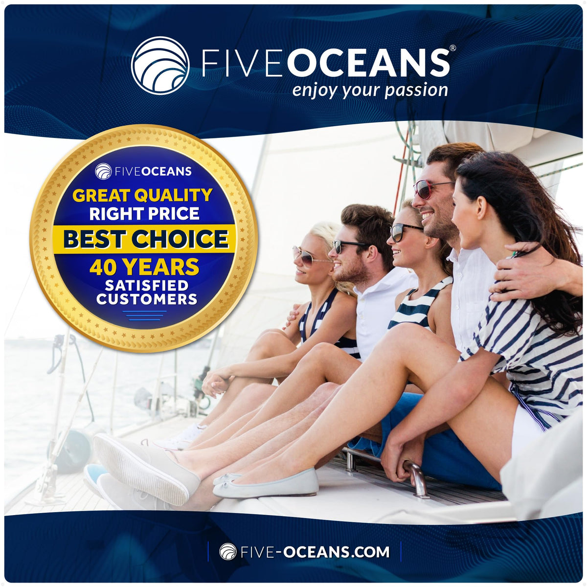 Five Oceans lanyard in use on jet ski demonstrating quick engine shut-off safety