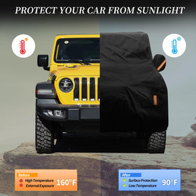 FiveFox folded cover inside storage bag for compact transport and stowage