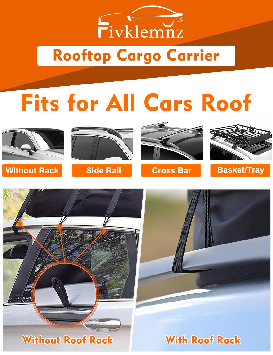 FIVKLEMNZ installed on SUV showing added luggage space for family trips
