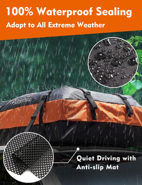 FIVKLEMNZ close-up of 840D PVC texture demonstrating durable waterproof material