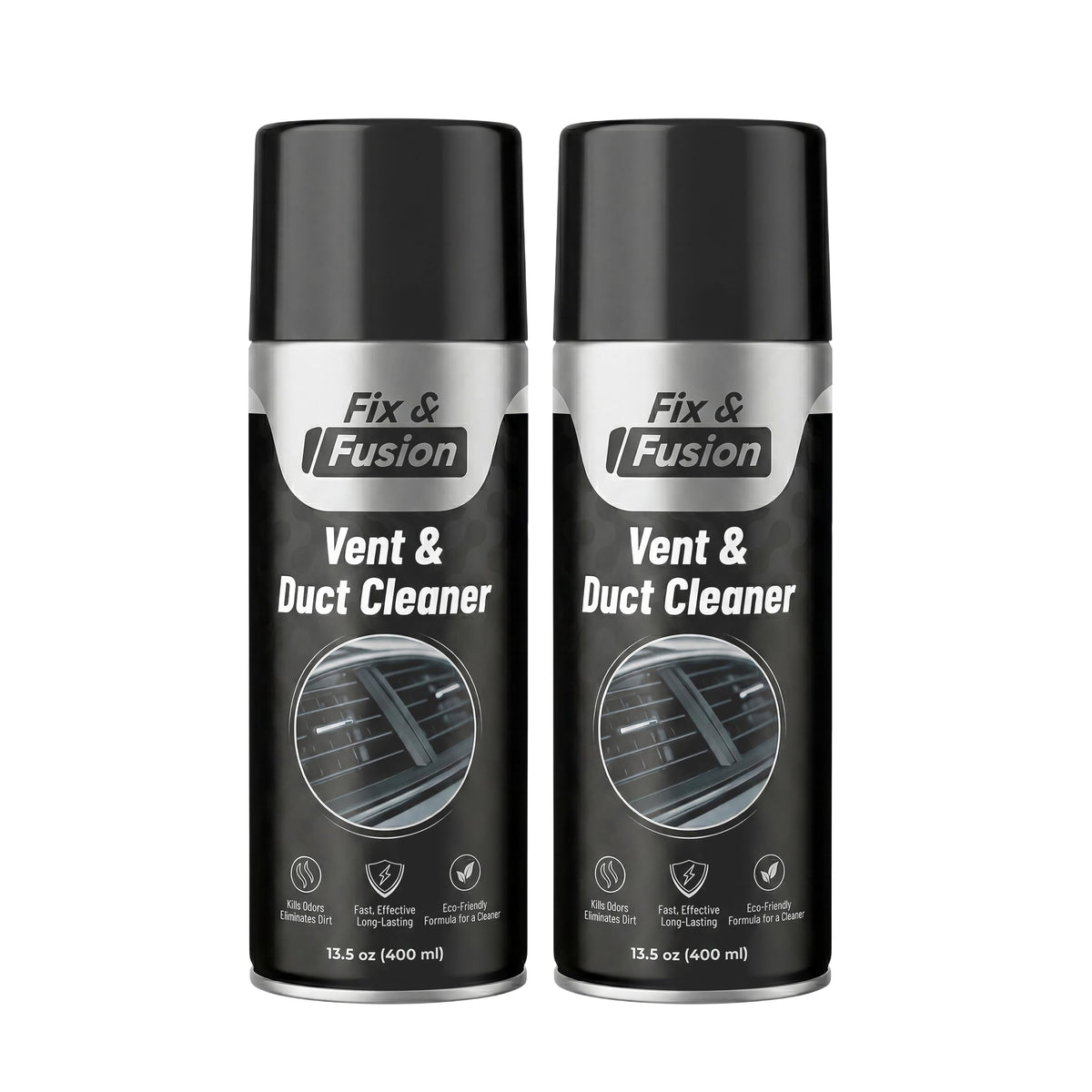 FIX & FUSION front can view showing label and nozzle, clear identification and benefit