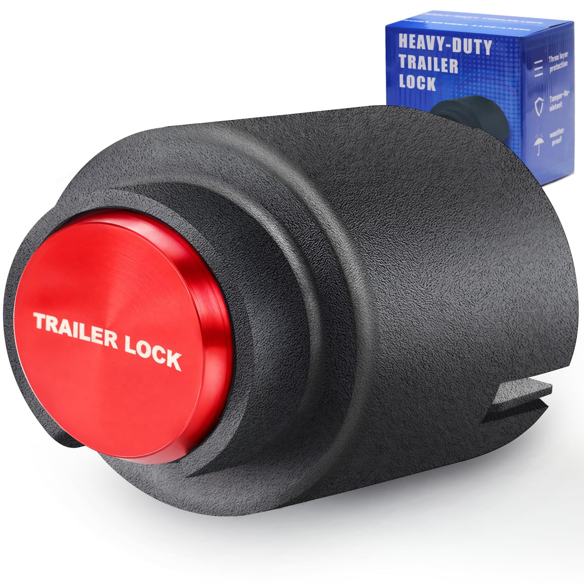 FixOasis front view of puck lock showing full coverage and strong protection
