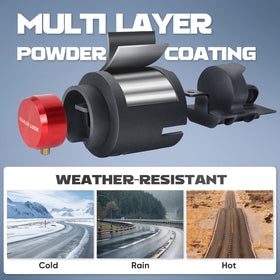 FixOasis powder-coated finish detail showing weatherproof corrosion resistance