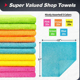FIXSMITH close-up microfiber texture revealing tight absorbent weave