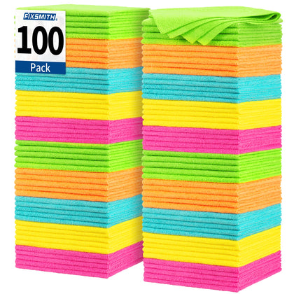 FIXSMITH front pack view showing 100 towels and clear value
