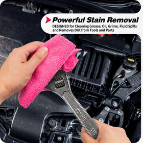 FIXSMITH towel polishing glass to show streak-free clarity