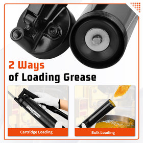 FIXSMITH grease gun in use on vehicle chassis providing efficient lubrication